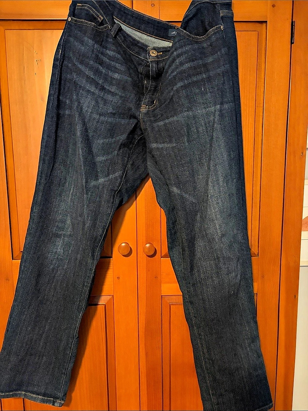 J.Jill Denim Relaxed Boyfriend Jeans Waist 14 Blue Like New